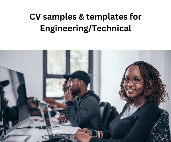 Engineering/Technical CV Samples and Templates 